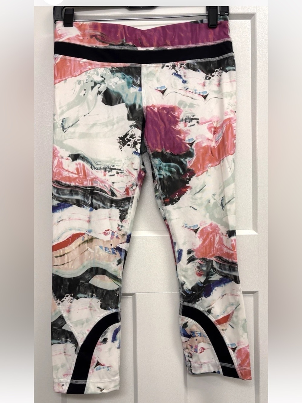 lululemon athletica Inspire Crop All Full On Leggings in Pigment Wave Luxtreme